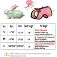 thumbnail image 3 of Ludlz Multipurpose Rabbits Hamster Vest Harness with Leash Bunny Mesh Chest Strap Harnesses Ferret Guinea Pig Small Animals Pet Accessories, 3 of 6