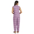 thumbnail image 4 of Phagun Ensemble de Pyjama en Rayonne Imprimée, Vêtement de Nuit Sans Manches pour Femmes, 4 of 7