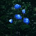 thumbnail image 1 of Solar Flower Shaped Light for Garden Decoration - Blue, 1 of 5