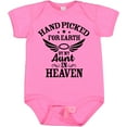 thumbnail image 3 of Inktastic Handpicked for Earth by My Aunt in Heaven with Angel Wings Boys or Girls Baby Bodysuit, 3 of 5