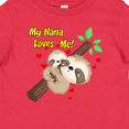 thumbnail image 4 of Inktastic My Nana Loves Me Boys or Girls Baby T-Shirt, 4 of 5
