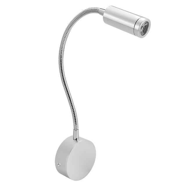 Lámpara de pared LED flexible de 1W Luz de lectura de luz nocturna montada en la pared ajustable para dormitorio 85V-265V EOTVIA NO