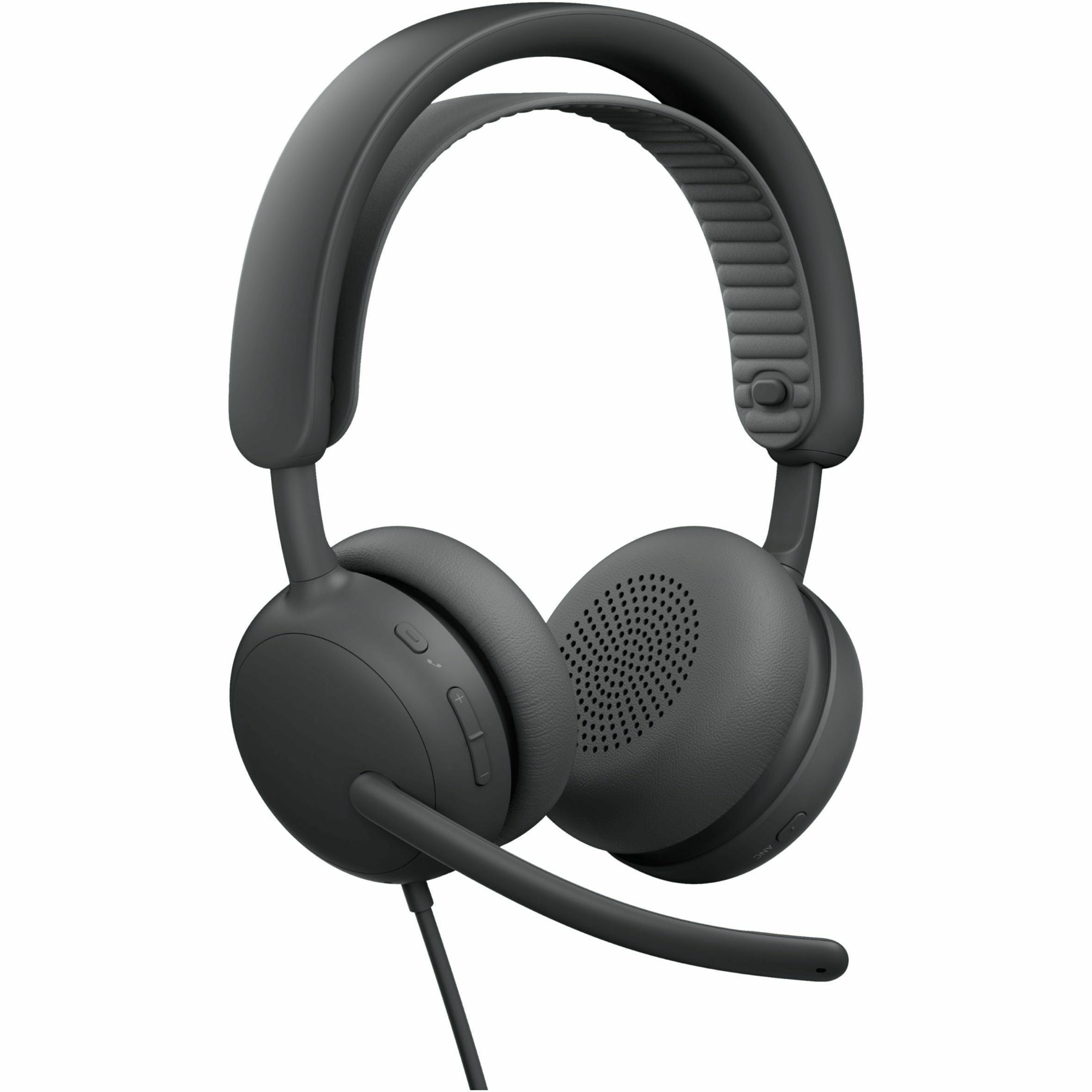 Logitech Zone Wired 2, Noise-Canceling Headset with Adaptive Hybrid ANC, USB-C with USB-A adapter, Graphite