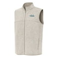 thumbnail image 2 of Men's Antigua Heather Oatmeal NASCAR 1956-63 Logo Fortune Full-Zip Vest, 2 of 3