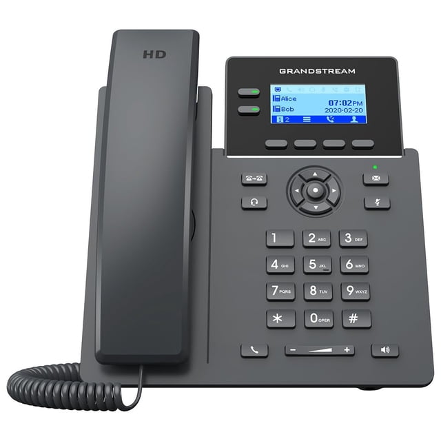 Teléfono fijo Grandstream GRP2602W 2 líneas 4 SIP Wi-Fi