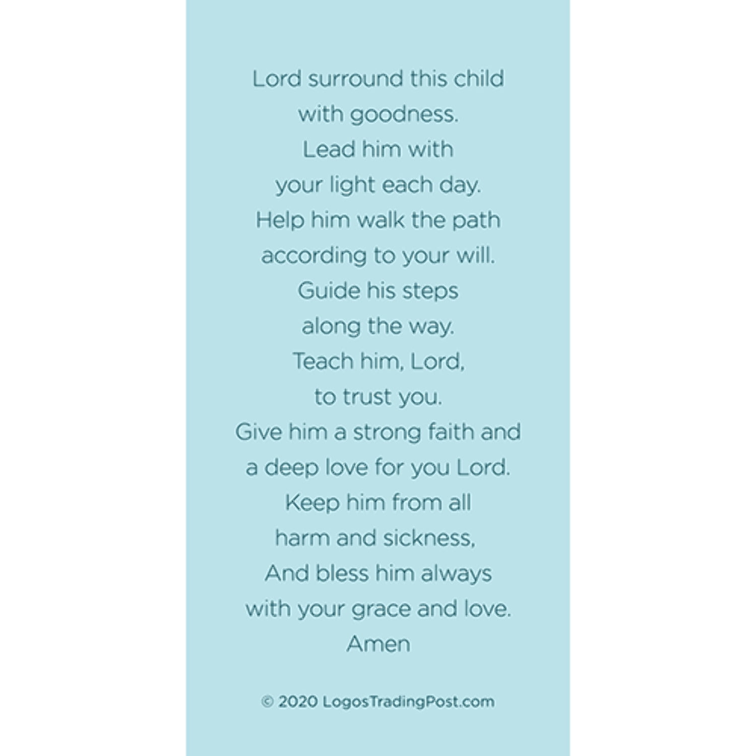 Boys Baptism - Medium Deluxe Comfort Cross in Gift Box