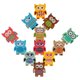 thumbnail image 1 of 12Pcs/Set Owl Shaped Stacking Games Toy Board Game Kids Educational Toy Kids Playing Blocks Assorted Color, 1 of 4