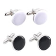 thumbnail image 1 of EeaseCA 2 Pairs Alloy French Style Buttons Fashion Shirt Buttons Durable Cuff Studs, 1 of 7