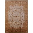 thumbnail image 1 of Ahgly Company Indoor Rectangle Mid-Century Modern Mahogany Brown Oriental Area Rugs, 5' x 7', 1 of 6