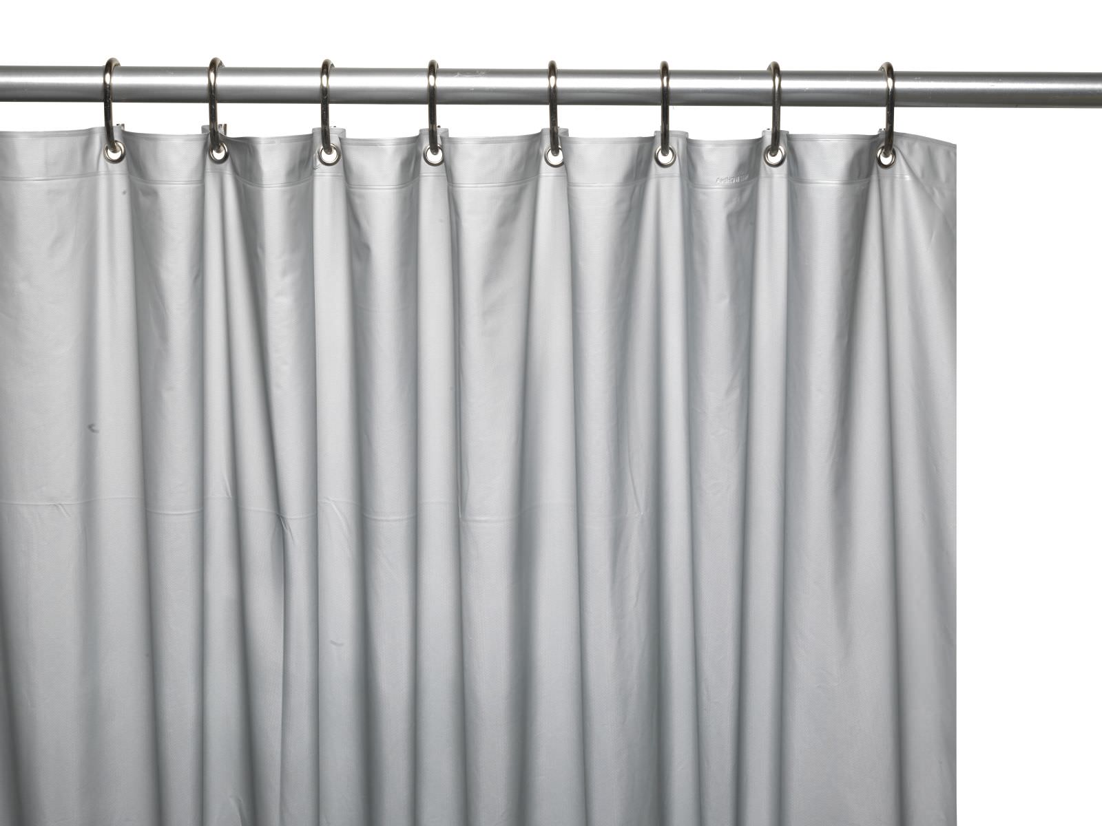 Water Repellent Vinyl Shower Curtain Liner with Metal Grommets /& Magnets 70/"X72/"