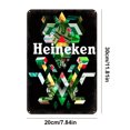 thumbnail image 4 of Chapa Heineken Metal Vintage Pintura Hierro Rectangular Barra Pared 20x30cm, 4 of 9