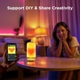 thumbnail image 4 of Govee Smart Table Lamp Bedside Lamp - RGBIC Color Changing, Dimmable, Touch Sensor, 4 of 11