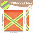 thumbnail image 2 of 4Pcs Reflective Safety Flags with Wire Loop 13.4x11.8 Inch Orange Red Reflective Strip Flag Mesh Warning Flag for Trailer Hauling red, 2 of 5