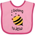 thumbnail image 3 of Inktastic I Belong to Jesus Boys or Girls Baby Bib, 3 of 4