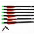 thumbnail image 5 of 24pcs 7.8mm Carbon Arrows Replaceable Tip Plastic Feather For Compound/Recurve Bow, 5 of 7