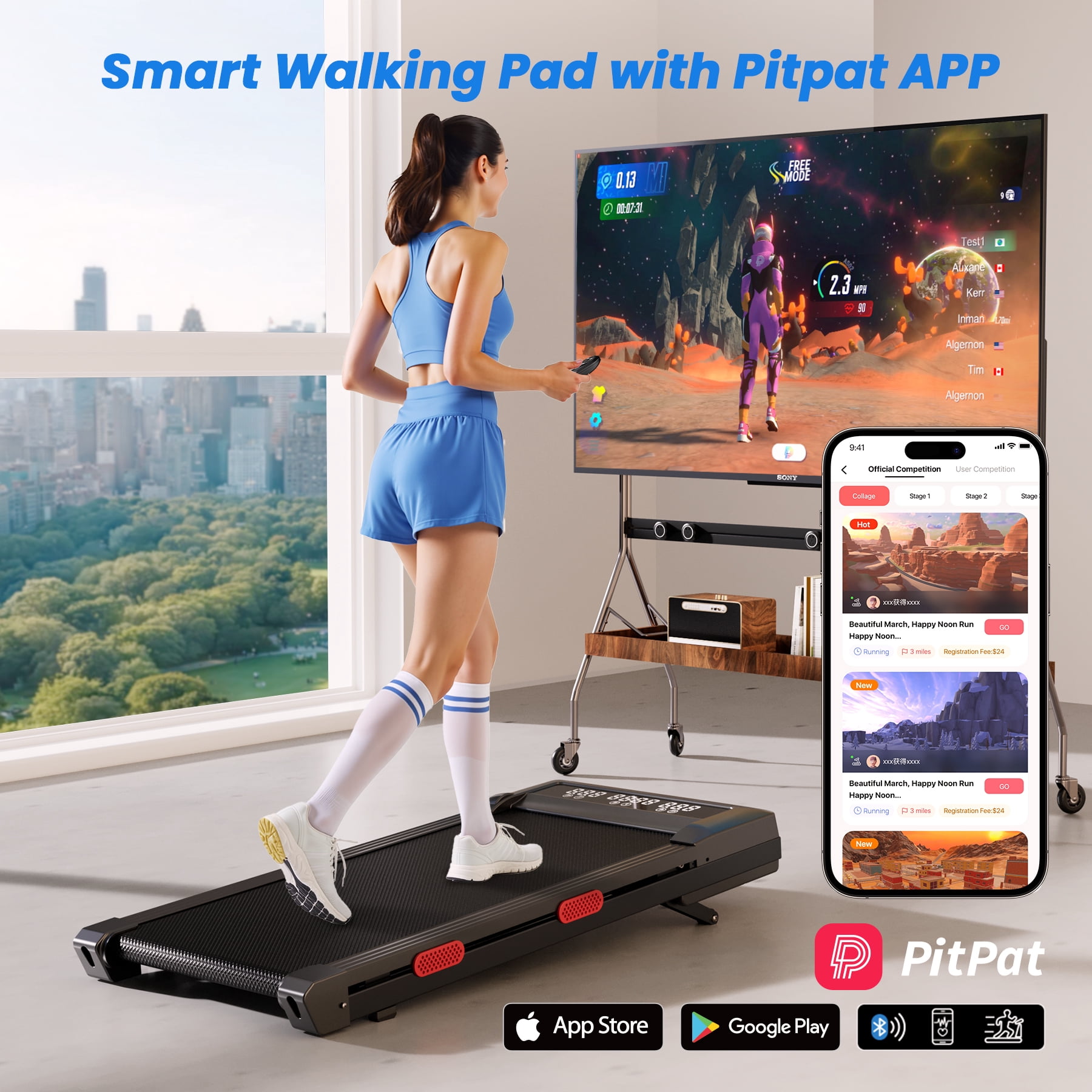 Sundorei Pro Desk Exercise Treadmills