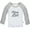 Long Gray Raglan T-shirt, variant on Made With Love Funny T shirt For Baby, Newborn Babies T-shirts, Infant Tops, 0-24M Kids Graphic Tees Clothing (Long Gray Raglan T-shirt, 0-6 Months)