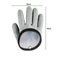 thumbnail image 6 of comerut 1Pc Fishing Gloves Cozy Anti-prick Anti-slip Waterproof Quick Dry Catch Fish Emulsion Textured Grip Palm Gloves Outdoor Fishing, 6 of 8
