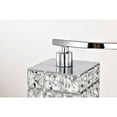 thumbnail image 4 of Warehouse of Tiffany Liel 3-light Glass 22-inch Chrome Ceiling Lamp, 4 of 5