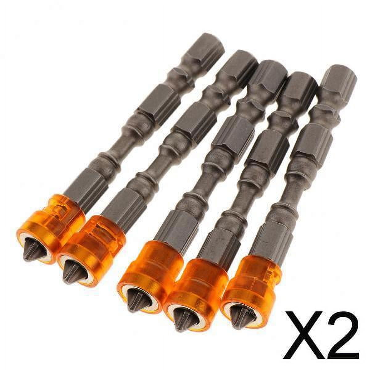 2x de Puntas de Destornillador de Cruz Magnética con Vástago Hexagonal ...