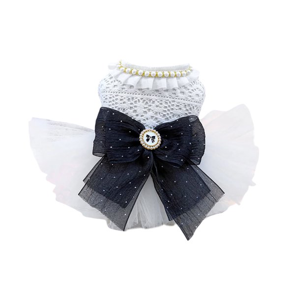 Elegant Blingbling Tutu Dress For Small Puppies Stylish Lace Dog Skirt For Parties Festive Celebrations And