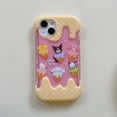 thumbnail image 1 of Fundas de teléfono de dibujos animados para IPhone, carcasa trasera suave con pompón de Hello Kitty, Cinnamoroll, Purin, Sanrio, 11, 12, 13, 14 Pro Max Fivean unisex, 1 of 2