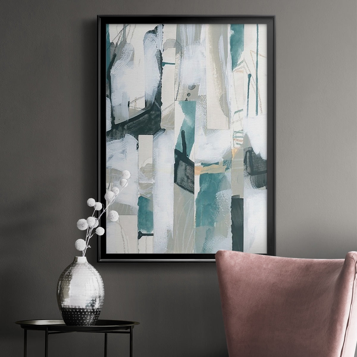 Sea Cavern Strata III Premium Framed Print, in Gold, Black, or Silver - Ready to Hang