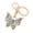 Blue, variant on Rhinestone Butterfly Keychain Sparkly Butterfly Charm with Keyring Elegant Enamel Butterfly Keychain Gift for Women Girls