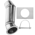 thumbnail image 1 of 1 Set Rain Chain Adapter Rain Chain Connector Metal Rain Chain Cup Hook Garden Decor, 1 of 9