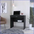 thumbnail image 6 of Desks Eden Contemporary Office Desk with Spacious Drawer | Black | Engineered Wood, 6 of 7