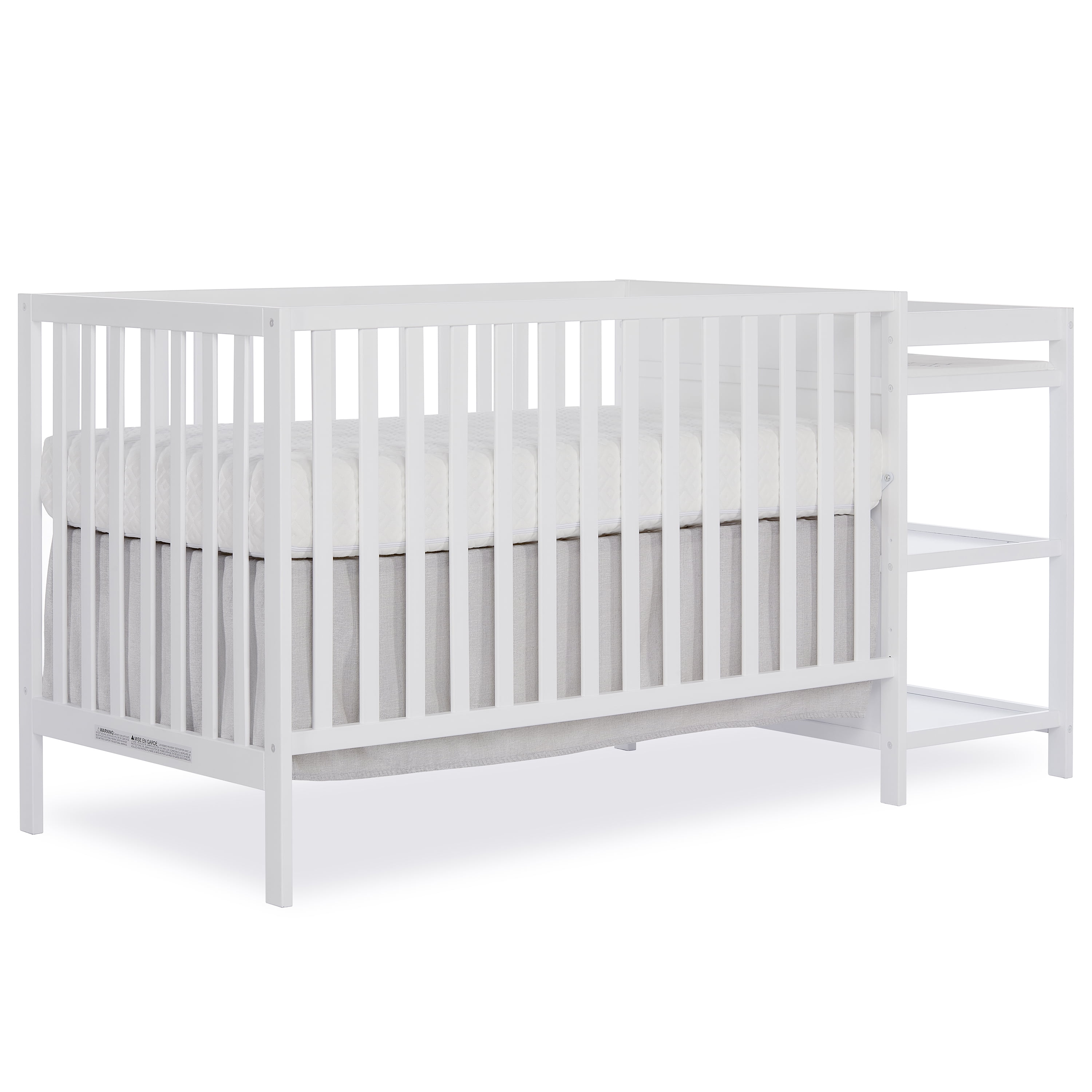 MADDOX Nursery Baby Cot Bed 140x70cm Toddler Bed Converts into a Junior and Sofa Bed with included Safety Wooden Guard Barriers Grey Love For Sleep 