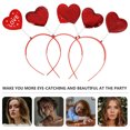 thumbnail image 4 of 3 Pcs Bandeau en Forme de Cœur pour la Saint-Valentin Bandeau de Fête, 4 of 9