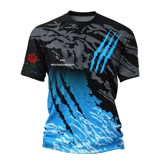 Men's 2026 National Team Soccer , Patriotic Football Fan Shirt, Quick Dry Athletic Sportswear
