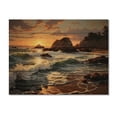 thumbnail image 3 of Designart "Scenic Beach Photography III" Nautical & Beach Print on Natural Pine Wood, 3 of 5