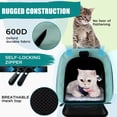 thumbnail image 3 of Top Tasta Transportín para perros y gatos, transportador para mascotas para gatos pequeños, medianos y grandes, transportador para perros con lados suaves, transportador para perros pequeños, portátil, 3 of 5
