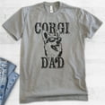thumbnail image 2 of Corgi Dad T-shirt, Unisex Men's Shirt, Corgi Owner, Best Dog Dad Gift, Dark Heather Gray, Large, 2 of 6
