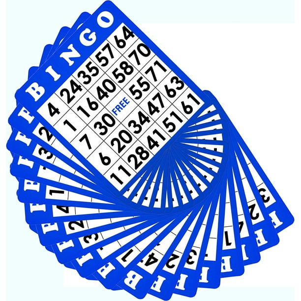 Regal Games 18 Blue 5.25 inch Bingo Cards