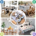 thumbnail image 4 of French Bulldogs Square Tablecloth,Waterproof Square Table Cover,Wipeable Spillproof Washable Table Cover for Home Kitchen Party Decor 42"X42"(107x107cm), 4 of 6
