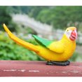 thumbnail image 2 of 1 Uds Estatua Decoración Simulación Creativa Miniatura Paisaje Resina Realista Hecho a Mano DIY Animal para Césped Interior Patio Jardín Al Ai Izquierda C Sunnimix Estatua de loro, 2 of 8