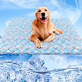 thumbnail image 1 of Tapete de enfriamiento para perros, manta de enfriamiento para perros grandes, almohadilla de enfriamiento de seda de hielo para perros, protector de muebles de alta calidad, suave y lavable para, 1 of 6