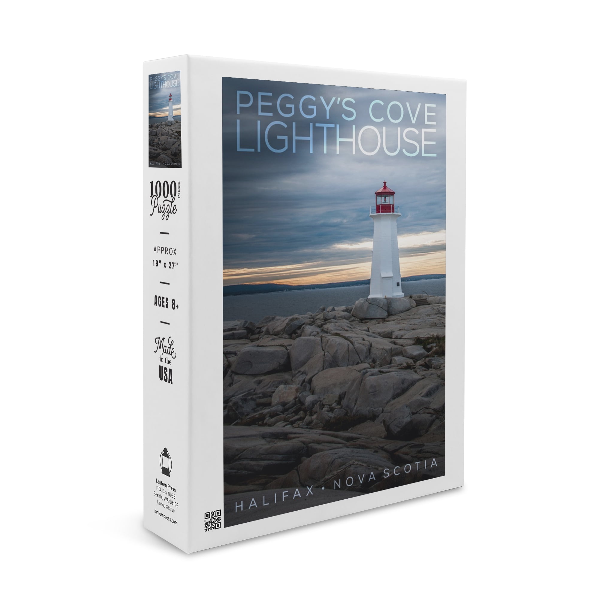 Halifax, Nova Scotia, Peggy's Cove at Dusk (1000 Piece Puzzle, Size