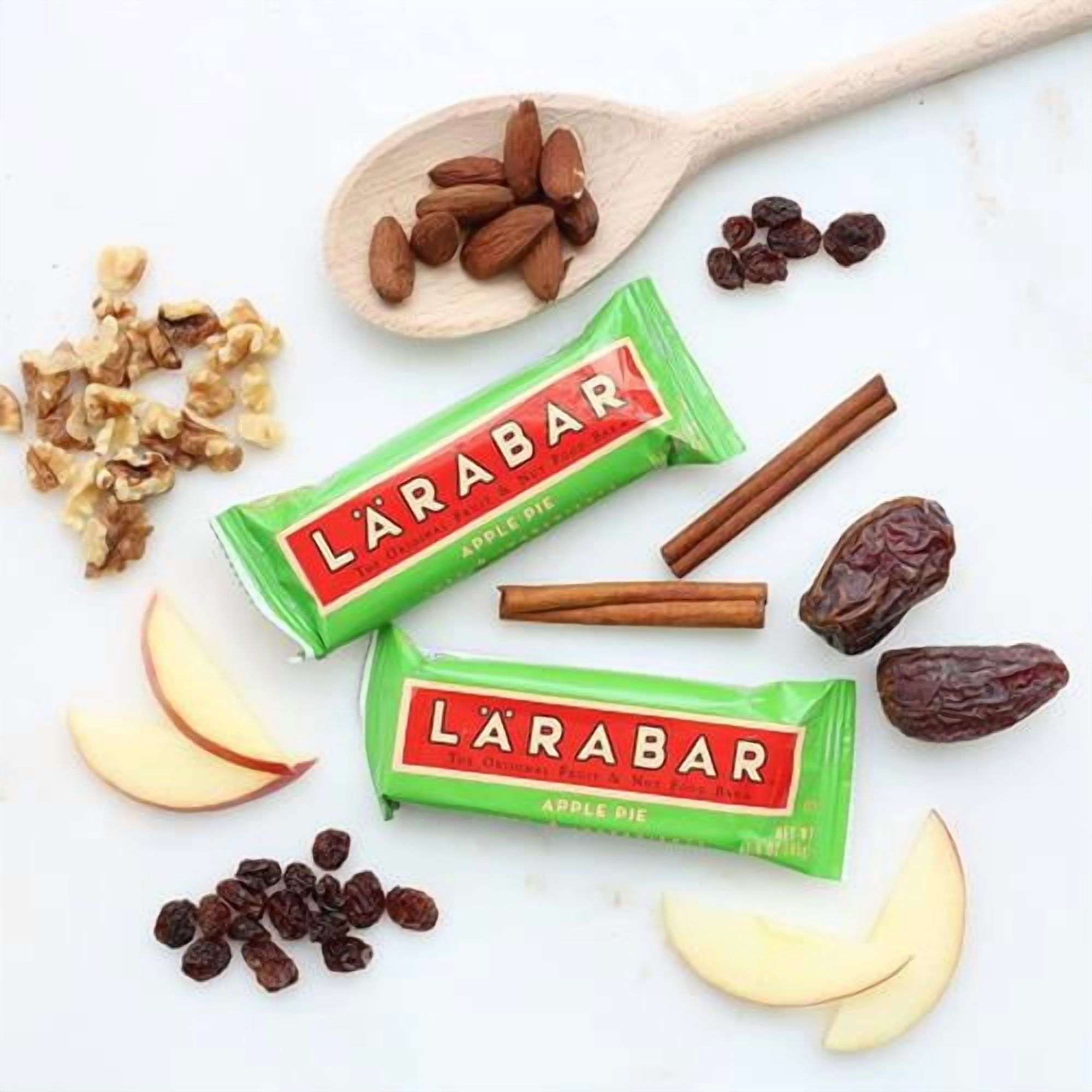 Larabar Apple Pie, Gluten Free Vegan Fruit & Nut Bars, 1.6 Oz Bars, 12 Ct - Pack of 2