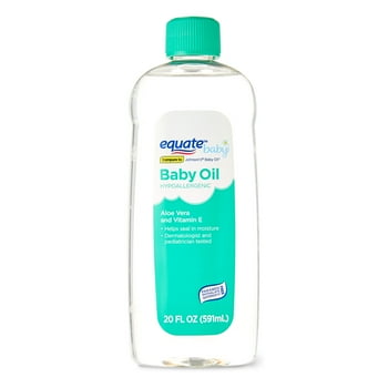 Equate Baby Hypoenic Baby Oil, 20 fl oz