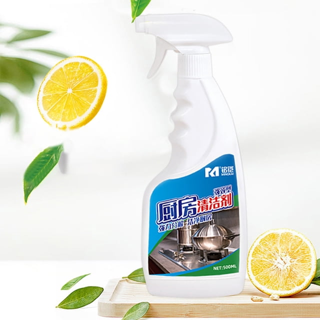 Fiudx Limpiador En Aerosol para Cocina, Potente Desengrasante para Grasa Persistente, Limpieza Rápida con Modos de Espuma y Pulverización, Ideal para Cocinas, Fregaderos, Hornos y Parrillas, Capacida