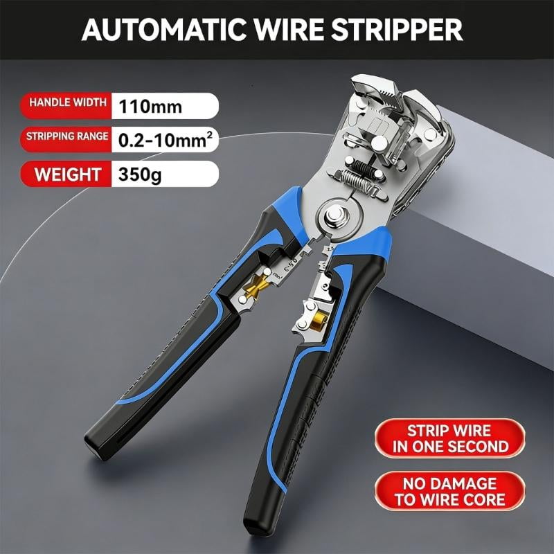 CEORPER Heavy Duty Automatic Wire Stripper Crimper For 0.2-10mm² Electrical Wire