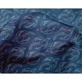 thumbnail image 4 of oneOone Silk Tabby Fabric Bird Artistic Sashiko Print Fabric BTY 42 Inch Wide, 4 of 4