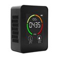 thumbnail image 1 of Semiconductor Black Portable Air Quality Detector Multifunctional Digital Carbon Dioxide Monitor For Home Bedroom Office, 1 of 1