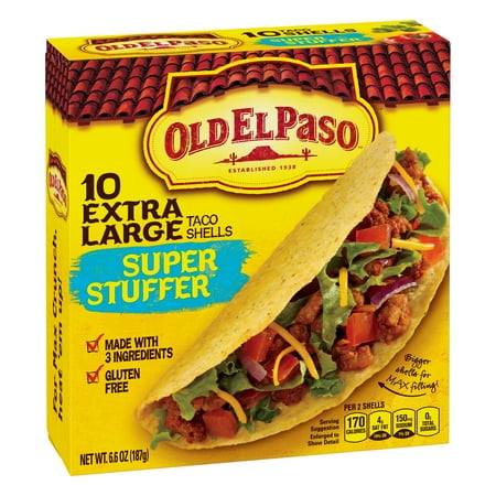 Old El Paso Super Stuffer Shells, 10 Count, 6.6 oz