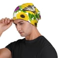 thumbnail image 3 of Gaeub Tiger Swallowtail On Flowers Print Beanie Hats for Men Women,Winter Caps,Knit Cuffed Beanie,Cuffed Cap,Great for Winter Activities, 3 of 7