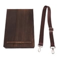 thumbnail image 2 of Writers Messenger Wood Box, Spacious Exquisite Texture Adjustable Shoulder Strap Wooden Easel Tabletop Art Box  for Architects for Outdoor Drawing Writing, 2 of 7